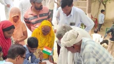 रेवाड़ी: गांव मुरादपुरी में 400 लोगों को आँखों की बीमारी से मिलेगी निजात, उप जिला प्रमुख नीलम अनिल की और से लगाया गया कैंप