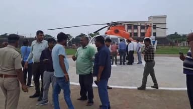 लखीसराय: खरगवाड़ा गांव में ऊर्जा मंत्री द्वारा पावर ग्रिड का किया जाएगा शिलान्यास, प्रोजेक्ट डायरेक्ट ने हेलीपैड का किया निरीक्षण