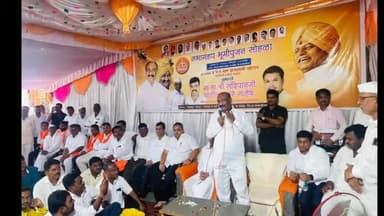 कन्नड: देभेगाव येथे ऐंशी लाख रुपये किमतीचे सभागृहाचे भूमिपूजन, पालकमंत्री संदिपान भुमरे यांची उपस्थिती.