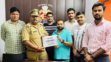 नवाबगंज: साइबर ठगी के शिकार हुए युवक को बाराबंकी पुलिस ने दिलाया 104,000 रुपये,पीड़ित ने पुलिस का व्यक्त किया आभार