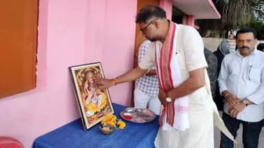 गाडरवारा: बम्होरी में विभिन्न निर्माण कार्यों का लोकार्पण एवं भूमिपूजन करने पहुंचे विधायक जालम सिंह पटेल