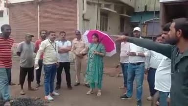 होशंगाबाद नगर: इतवारा बाजार में राखी बाजार लगने को लेकर सिटी मजिस्ट्रेट संपदा सराफ एवं नगरपालिका के कर्मचारियों ने किया निरीक्षण