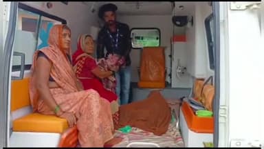 खुरई: खुरई के कुमरोल गांव के पास 108 एंबुलेंस में हुई महिला की डिलीवरी, महिला ने दिया बच्चे को जन्म