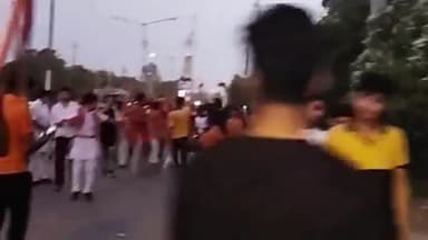 पानीपत: वृंदावन एनक्लेव से श्री मां गंगे सावन ज्योत समिति तहसील कैंप के द्वारा निकाली गई सावन जोत शोभा यात्रा