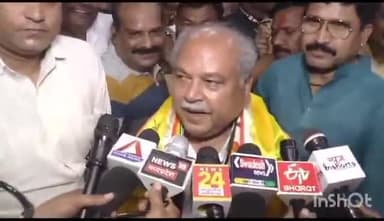 ग्वालियर गिर्द: जिले में पहुंचे केंद्रीय मंत्री तोमर ने कहा बीजेपी हर चीज में आगे रहती है