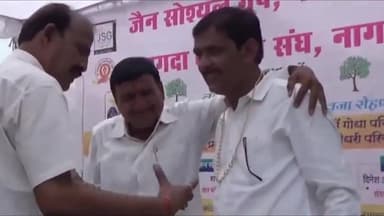 नागदा: नागदा के निजी गार्डन में जैन सोशल ग्रुप द्वारा समाजसेवियों का सम्मान किया गया