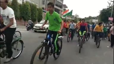 अजमेर: विशाल साइकिल रैली से महाराजा अग्रसेन जयंती पर सात दिवसीय कार्यक्रम की हुई शुरुआत पुरानी चौपाटी से साइकिल रैली शुरू होकर