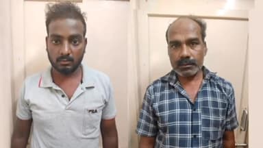 கிருஷ்ணராயபுரம்: லாலாபேட்டையில் ஆம்னி காரில் புகையிலை பொருட்கள் கடத்தி வந்த இருவர் கைது - 41.5 கிலோ குட்கா பறிமுதல்