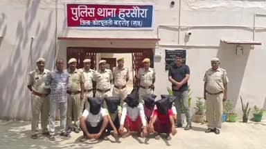 अलवर: हरसोरा थाना पुलिस ने एक व्यक्ति की पीट-पीट कर हत्या करने के मामले में एक वनकर्मी सहित 6 आरोपियों को किया गिरफ्तार