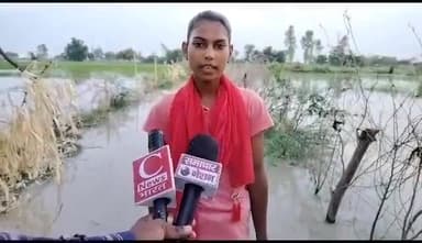 डलमऊ: गंगा का जलस्तर बढ़ने से बबुरा व अंबाहा सहित अन्य गांवों में किसानों की फसलें हुई जलमग्न