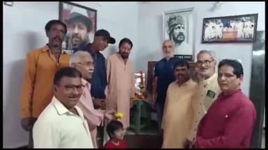 नागदा: नागदा में विधायक दिलीप सिंह गुर्जर के निवास पर मनाई गई पूर्व प्रधानमंत्री राजीव गांधी की जयंती