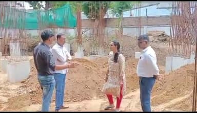 વડોદરા: અટલાદરા ખાતે ચાલી રહેલ નવીન શાળા બિલ્ડીંગના કામગીરીનું નિરીક્ષણ ચેરમેન દ્વારા કરવામાં આવ્યું