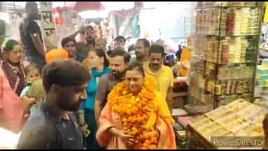 अलवर: भारतीय जनता पार्टी द्वारा पूजा कपिल मिश्रा को प्रदेश प्रवक्ता बनाए जाने पर अलवर चूड़ी मार्केट व्यापारियों ने किया स्वागत