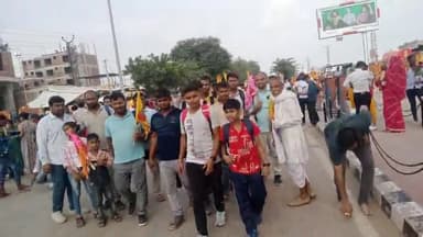 खाटू श्याम दर्शन करने के लिए पहुंचे फतेहाबाद से भक्तगण