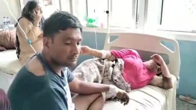 मुरादाबाद: करनपुर गांव में पुरानी जमीनी रंजिश को चलते कुछ दबंगों ने की जमकर पति पत्नी के साथ मारपीट दोनो हुआ मारपीट मे घायल