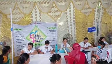 मुंगेर: सदर अस्पताल परिसर में प्रधानमंत्री सुरक्षित मातृत्व अभियान के तहत गर्भवती महिलाओं के लिए लगाया गया जांच शिविर