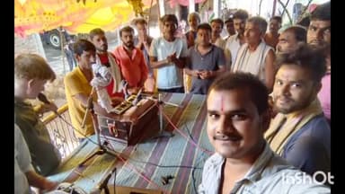 सुठालिया: ग्राम नेवली के श्रीराम मंदिर में रविवार से शुरू हुआ सात दिवसीय राम धुन का आयोजन