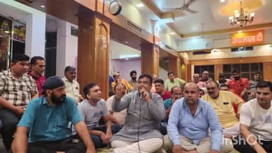 खतौली: शिवपुरी स्थित दुर्गा मंदिर में पंजाबी समाज की हुई बैठक, व्यापारी नेता मोनू मंगवानी को बनाया गया नगर अध्यक्ष