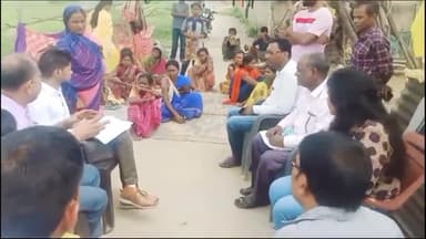 कटकमदाग: ढेंगुरा के बिरहोर टंडा में जिला कल्याण पदाधिकारी ने बिरहोर परिवारों की स्थिति का लिया जायजा