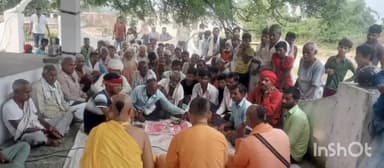 लिधौरा: महेबा चक्र गांव पहुंची स्नेह यात्रा ग्रामीण हुए शामिल