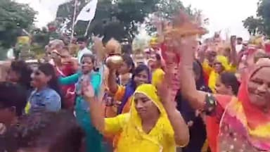 उज्जैन ग्रामीण: आगर रोड पर गांव घटिया से सामाजिक संस्था द्वारा निकाली गई कावड़ यात्रा