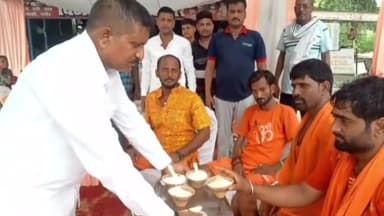 राजातालाब: मोहनसराय में अंतरराष्ट्रीय न्यायिक मानवाधिकार संरक्षण के पदाधिकारी का किया गया सम्मान