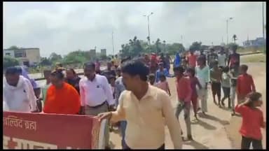 शिवपुरी: सतनवाड़ा सेक्टर में स्नेह यात्रा का किया ग्रमीणो ने फूल मालाओं के साथ भव्य स्वागत