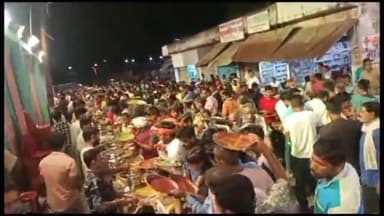 शाहगंज: श्रीरामपुर मार्ग स्थित श्री संकट मोचन हनुमान मंदिर में रात्रि जागरण व भंडारे का हुआ आयोजन