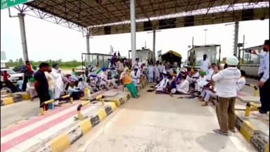 ਮਮਦੋਟ: ਆਪਣੀ ਮੰਗਾਂ ਨੂੰ ਲੈਕੇ ਫਿਰੋਜਸ਼ਾਹ ਟੋਲ ਪਲਾਜ਼ਾ 'ਤੇ ਕਿਸਾਨ ਮਜਦੂਰ ਸੰਘਰਸ਼ ਕਮੇਟੀ ਪੰਜਾਬ ਦਾ ਤੀਜੇ ਦਿਨ ਵੀ ਧਰਨਾ ਜਾਰੀ