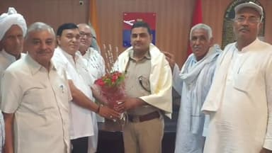 पुन्हाना: शांति व्यवस्था बहाल करने पर नूंह एसपी को मिला पूर्व डीजीपी PK अग्रवाल तथा मुख्य सचिव द्वारा मिला प्रशंसा पत्र