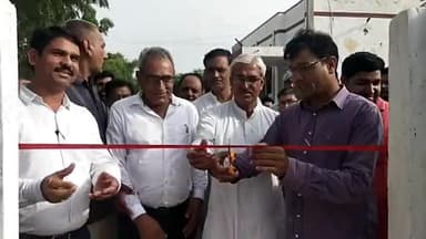 सरदारशहर: एसडीएम कार्यालय में वाटिका, ट्रेक व ताराबंदी निर्माण का हुआ शुभारंभ, चार लाख की लागत से बनाई गई है वाटिका