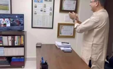 हज़ारीबाग: चंद्रयान-3 की चंद्रमा पर सफल लैंडिंग को लेकर हज़ारीबाग के सांसद जयंत सिन्हा ने दी बधाई, शहर में खुशी की लहर