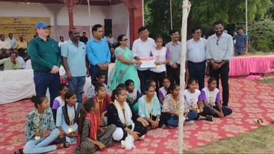 बूंदी: शहर के हायर सेकेंडरी स्कूल में चल रहे राजीव गांधी ग्रामीण ओलंपिक खेलों का हुआ समापन, मुख्य अतिथि सभापति मधुनुवालरही