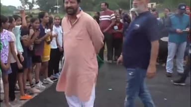 नागदा: नागदा में शहर कांग्रेस कमेटी द्वारा सद्भावना मैराथन दौड़ का आयोजन किया गया