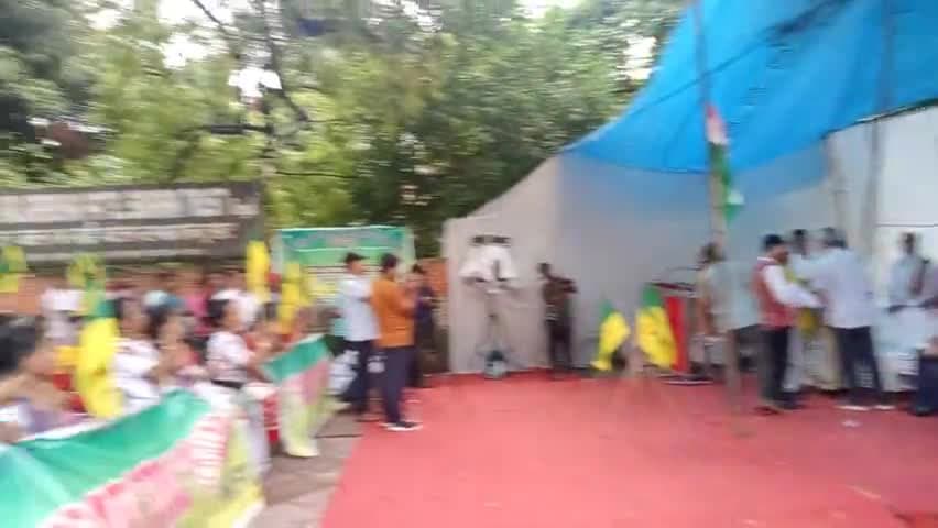 sikkimके लोगों ने जंतर मंतर दिल्ली में कार्यक्रम किया