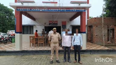 मनकापुर: खोड़ारे पुलिस ने शांति भंग करने के मद्देनजर दो अभियुक्तों पर की निरोधात्मक कार्रवाई