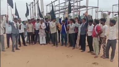 सरदारशहर: किकासर सहित एक दर्जन से अधिक जुड़े 15 हजार कृषि कनेक्शनों पर मात्र 1 से 2 घंटे मिलती है बिजली, किसानों ने किया प्रदर्शन