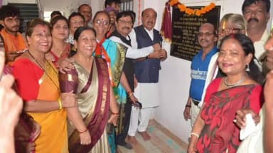 जबलपुर: डुमना रोड महगवां में विधायक अशोक रोहाणी ने 57 लाख से बने शाला भवन का किया लोकार्पण