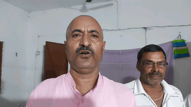 हरलाखी: कलना मे चंद्रयान 3 की सफल लेडिंग पर प्रेस को सम्बोधित करते भाजपा के पूर्व जिलाध्यक्ष भोगेंद्र ठाकुर