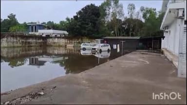 नरेन्द्रनगर: फेमस सिंगर नेहा कक्कड़ की गंगानगर स्थित पार्किंग पानी से लबालब