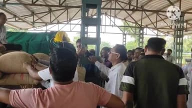 बड़ौद: डग मार्ग पर स्थित कृषि उपज मंडी में  6301 रुपए से लेकर 6741 रुपए प्रति क्विंटल के अधिकतम भाव से बिकी धनिए की फसल