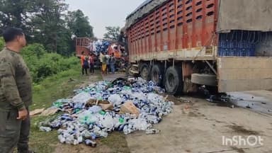 सुकमा: दोरनापाल के पास 2 ट्रकों की जबरदस्त टक्कर 2 वाहन चालकों को आई हल्की चोटें हुआ इलाज