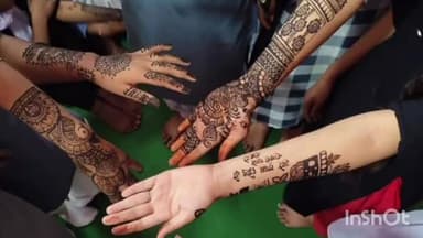 गुना नगर: गुना के शा.क.उ.मा विद्यालय कैंट मे स्वीप गतिविधि अंतर्गत मेहंदी व रंगोली के माध्यम से मतदान हेतु लोगो को किया प्रेरित