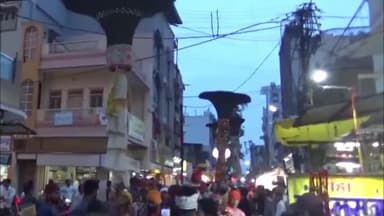 नागदा: शहर के विभिन्न क्षेत्र में वाल्मीकि समाज द्वारा गोगा देव की छड़ी की यात्रा निकाली गई