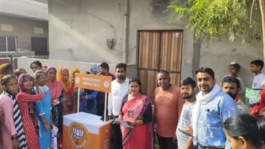 गंगानगर: पुरानी आबादी में भाजपा नगर मंडल पश्चिम क्षेत्र श्रीगंगानगर द्वारा सदस्यता अभियान चलाया गया
