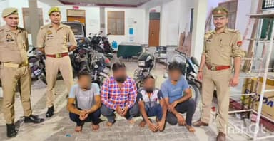 आगरा: हार-जीत की बाजी लगाकर जुआ खेल रहे चार अभियुक्तों को बलवंत नगर केके नगर से पुलिस ने किया गिरफ्तार