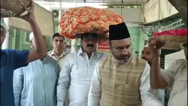 अजमेर: ख्वाजा गरीब नवाज की दरगाह पर पहुंचे बिहार के अल्पसंख्यक कल्याण मंत्री मोहम्मद जमा खान, की ज़ियारत