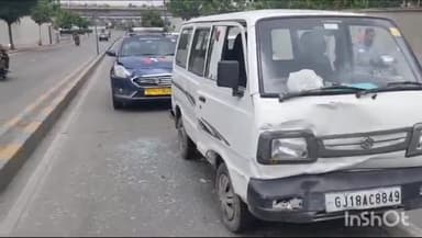 અસારવા: રિવરફન્ટ નજીક ત્રિપલ અકસ્માતની ઘટના સામે આવી, સદનસીબે કોઈ જાનહાની નહીં