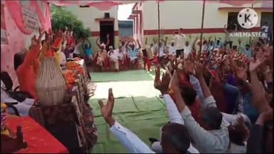 सुसनेर: गणेशपुरा में '11 दिवसीय स्नेह यात्रा' का हुआ समापन, यात्रा में सेवा देने वालों का किया गया सम्मान