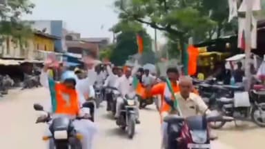 सिमरिया: पबई नगर में भाजपा कार्यकर्ताओं ने निकाली बाइक रैली